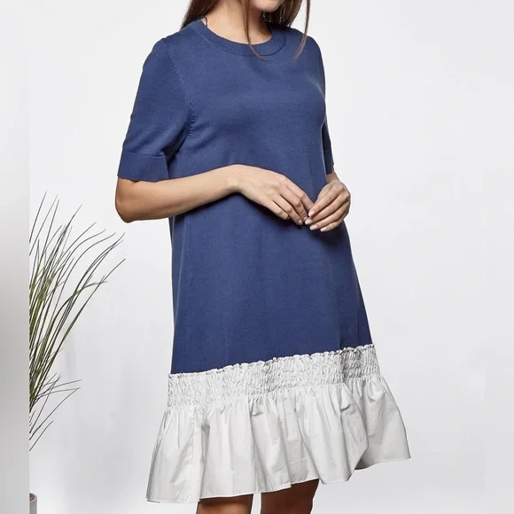 knit polo dress Women's short Milano knit polo-shirt dress main image 1